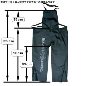 サムライレジェンド ナイロン製 撥水エプロン ...の詳細画像2