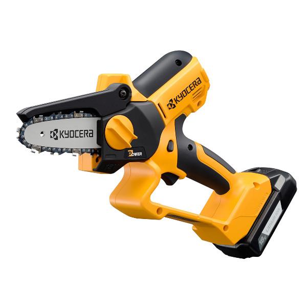 京セラ[KYOCERA] 18V-1.5Ah 100mm 家庭向け充電式ハンディチェンソー　BHCS...