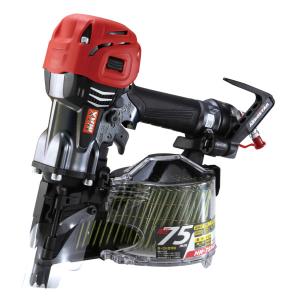 【2年保証】マックス［MAX］ 高圧コイルネイラ HN-75N4(D)-MCグレー　マットクールグレー