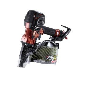 【2年保証】マックス［MAX］ 高圧コイルネイラ HN-75N4(D)-R　マイスターレッド