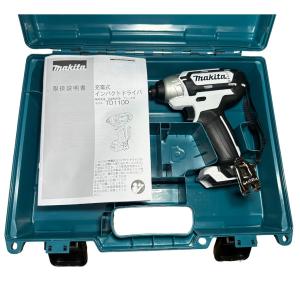 【ケース付】マキタ[makita] スライド式10.8V 充電式インパクトドライバ TD110DZW(白・本体+ケース)