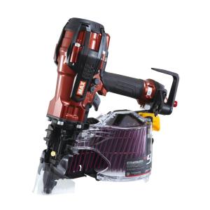 【2年保証】マックス［MAX］ 高圧コイルネイラ HN-90N7(D)-R　マイスターレッド