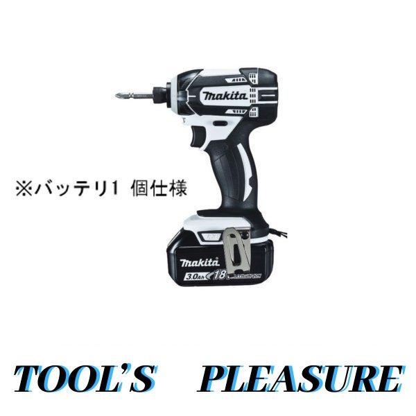 マキタ[makita] 18V-3.0Ah 充電式インパクトドライバ TD149DRFXW (白・バ...