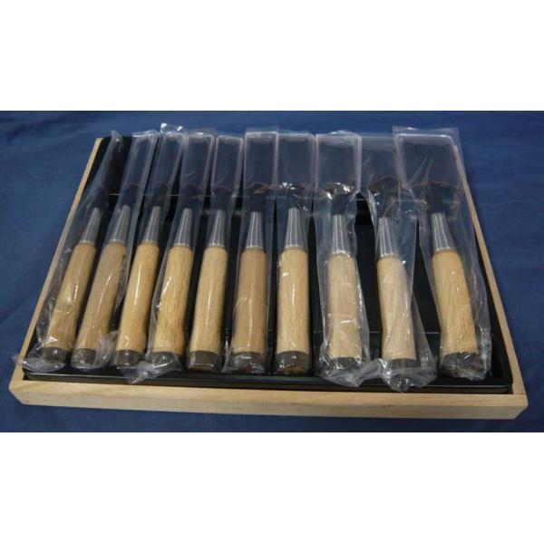 組鑿　高芝　追入　白樫柄　10本組