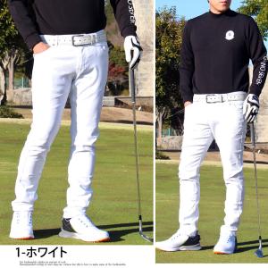 ゴルフパンツ メンズ 超伸縮 360度 ストレ...の詳細画像2