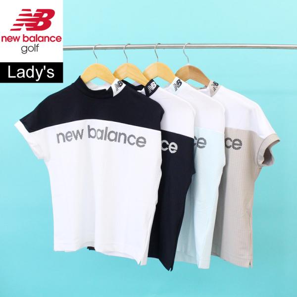 New Balance GOLF ニューバランスゴルフ ゴルフウェア レディース モックネックシャツ...