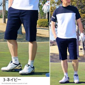 ゴルフパンツ メンズ ハーフパンツ ショートパ...の詳細画像5