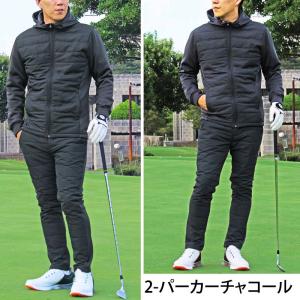 ゴルフウェア セットアップ メンズ 上下セット...の詳細画像2