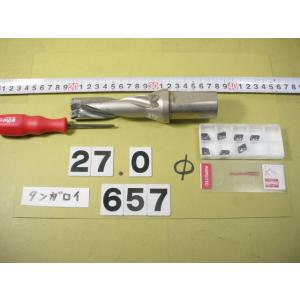 タンガロイ　フルカットドリル　27Φ　TDX270W32-2　中古品　フル657
