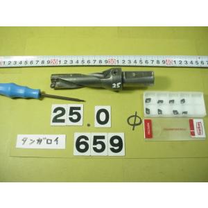 タンガロイ　フルカットドリル　25Φ　TDX250L075W25　中古品　フル659