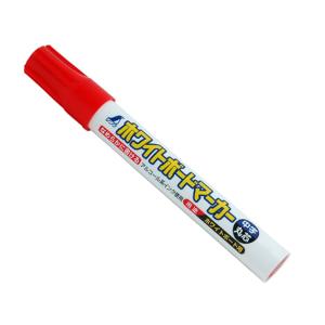 シンワホワイトボードマーカー中字　丸芯　赤　78504　※メール便対応商品！