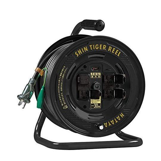 ハタヤ　シンタイガーリール　(ブラック)　BT-30KSB　（M)