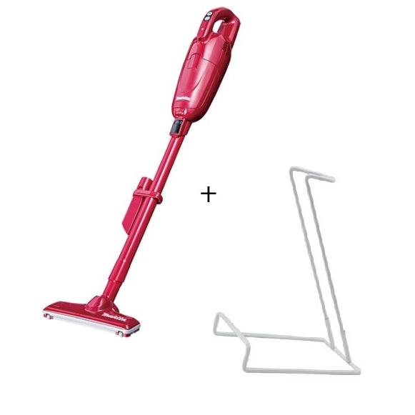 マキタ　10.8V充電式クリーナー特別セット　CL115FDWR(レッド)+クリーナースタンド(SC...