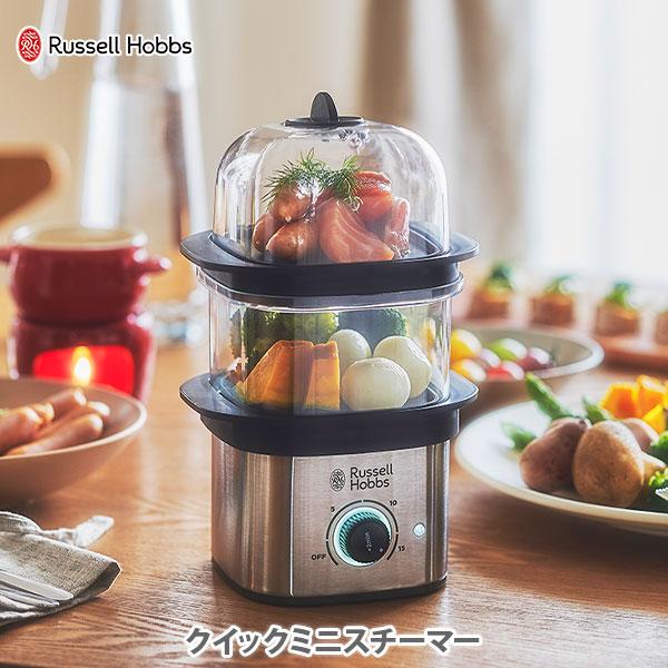 ラッセルホブス Russell Hobbs クイックミニスチーマー 3000JP コンパクトスチーマ...
