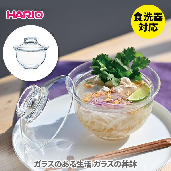 HARIO ハリオ ガラスのある生活 ガラスの丼鉢 クリア GXD-600 hario 丼ぶり 鉢 ...