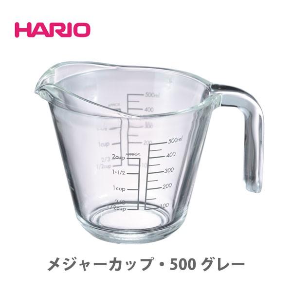 HARIO ハリオ メジャーカップ 500ml グレー MJP-500-GR 日本製 計量カップ 耐...