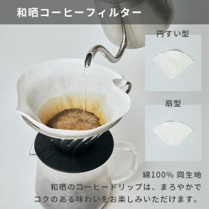 さささ 和晒コーヒーフィルター 円すい型2枚入...の詳細画像4