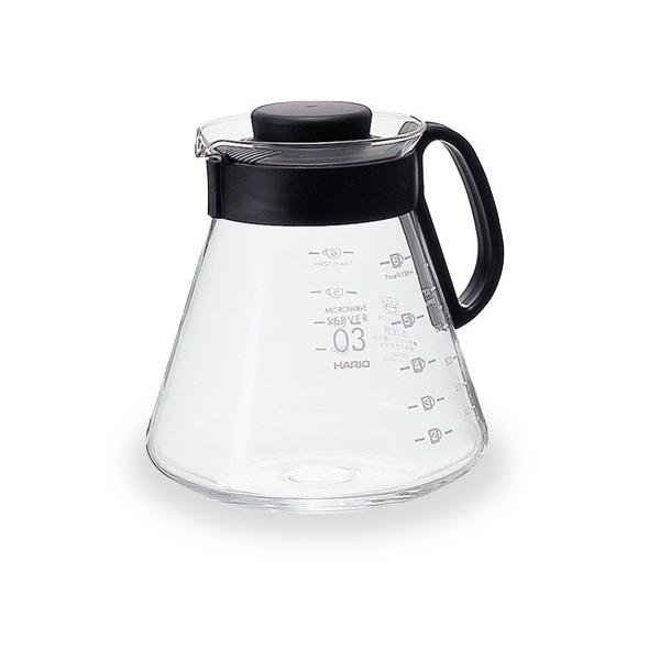 HARIO ハリオ Ｖ60レンジサーバー800 ブラック XVD-80B （2〜6杯用）日本製 コー...