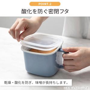 富士ホーロー Honey Ware 角型みそポ...の詳細画像5