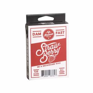 BEAVER WAX ビーバーワックス　Universal Scented Collection Strawberry 135g 【スキー】【スノーボード】【スノースクート】【ワックス】｜toolate