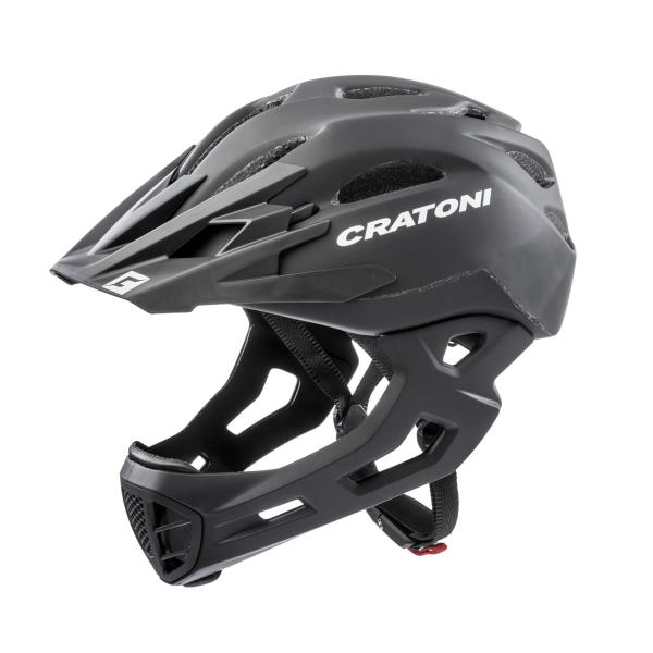 キッズヘルメット　クラトーニ CRATONI Cマニアック　ブラック　マット SM 52-56cm