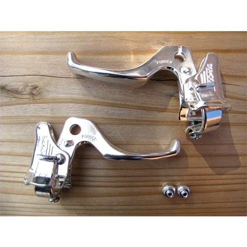 【最速発送】DIA-COMPE ダイアコンペ ブレーキレバー MX122 23.8mm シルバー【自...