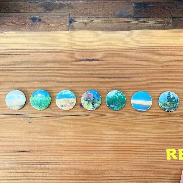 富山立山 弥陀ヶ原オフィシャル お土産バッジ一点もの MIDA-BADGE