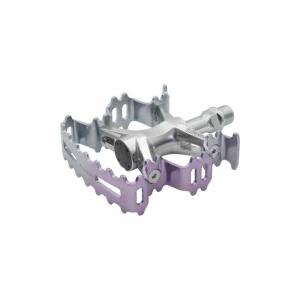 【最速発送】MKS 三ヶ島製作所　Aurora オーロラ Purple/Silver 【ペダル】【シ...