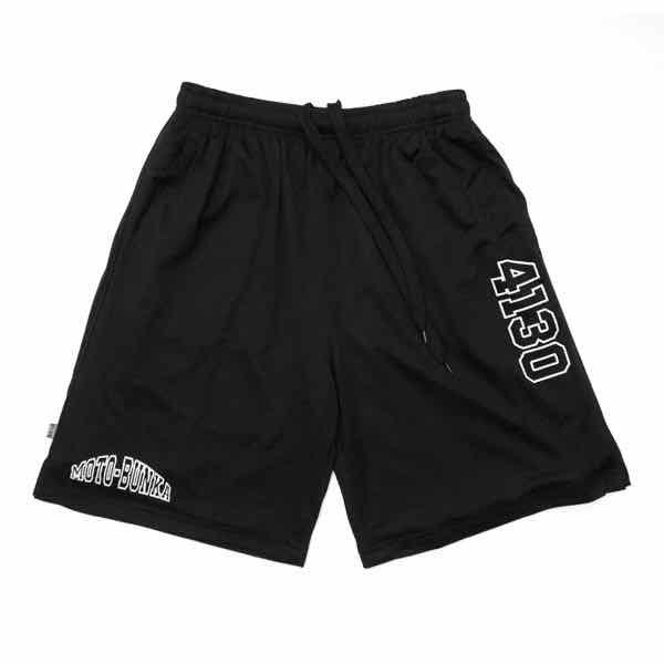 【最速発送】MOTO BUNKA モト文化通信　4130 Mesh Shorts Black 【BM...
