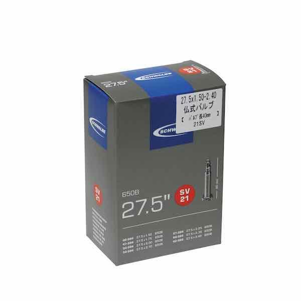 【最速発送】SCHWALBE シュワルベ  自転車用チューブ 27.5 × 1.50 ~2.40 仏...