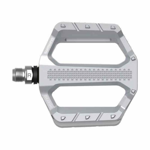【最速発送】SHIMANO シマノ PD-EF202 アルミフラットペダル Silver 【ペダル】...