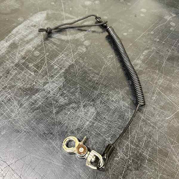 【最速発送】スノースクートシンプルリーシュコード　強化ナローロング