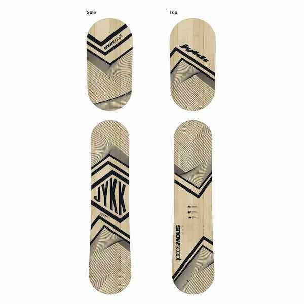 Jykk Snowscoot スノースクート X-1　Wooden Board set　【最新フリー...