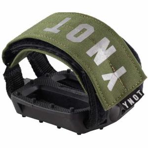 YNOT ワイノット　Pedal Strap Reflective Army Green ペダルストラップリフレクティブ　【ピストバイク】【ストラップ】【トリック】｜toolate