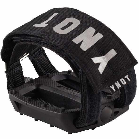 YNOT ワイノット　Pedal Strap Reflective Black ペダルストラップリフ...