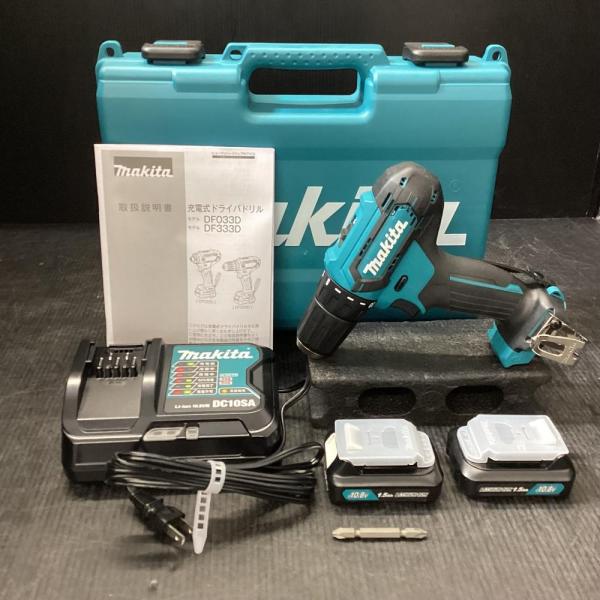 【未使用】makita/マキタ DF333DSHX 10.8V充電式ドライバドリル