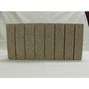 国分 化粧ブロック コルゲート7L12　両面　基本横筋兼用　ローズ