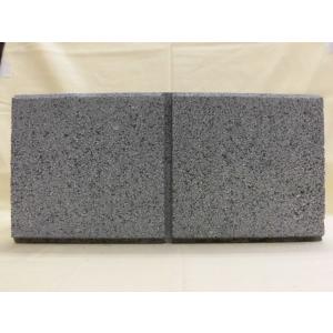 国分 化粧ブロック ミカゲ1L12　両面　基本横筋兼用　ブラック