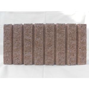 国分 化粧ブロック リブスプリット　両面　コーナー　ライトブラウン