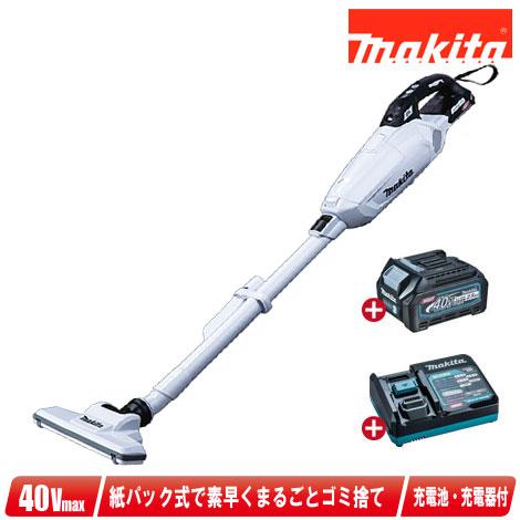 マキタ　40Vmax　充電式クリーナ（紙パック式）CL002GRDW　Li-ion充電池(BL402...
