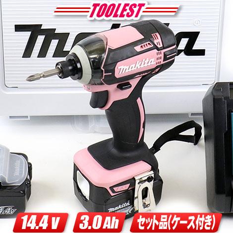 マキタ　14.4V　コードレスインパクトドライバ（ピンク）TD138DRFXP　3.0Ah Li-i...