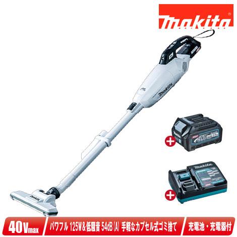 マキタ　40Vmax　充電式クリーナ　CL001GRDW　Li-ion充電池(BL4025)1個　充...