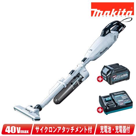 マキタ　40Vmax　充電式クリーナ　サイクロンアタッチメント付　CL001GRDCW　Li-ion...
