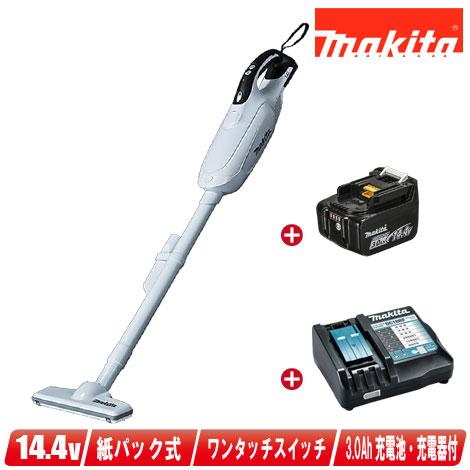 マキタ　14.4V　充電式クリーナ　CL142FDRFW　3.0Ah Li-ion電池(BL1430...