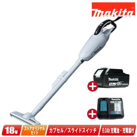 マキタ　18V 充電式（コードレス）クリーナ（白）CL181FDZW　6.0Ah Li-ion充電池...