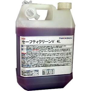 00220- 4L スーパーセーフティV　各種機械、部品、工具、工場設備などの油汚れの除去　建機、農...