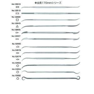 12187-170-4 ＃4　 バローベ精密コテヤスリ　セット（12種類）｜toolexpress