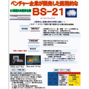 BS21 　 500g　水質浄化と設備の保守が同時に解決,腐敗防止　環境サイエンス