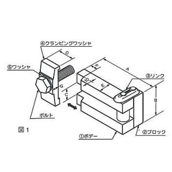 M12×80　1組（8本入り）　イージークランプボールト　マテックス