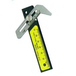 DTM-118AM  ドリルポイントチェック(本体アルミ製、厚み6mm×22W×110L、118°）...